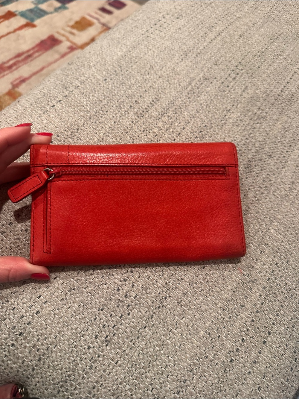 Vintage Red ROLFS Wallet - Picture 3 of 5